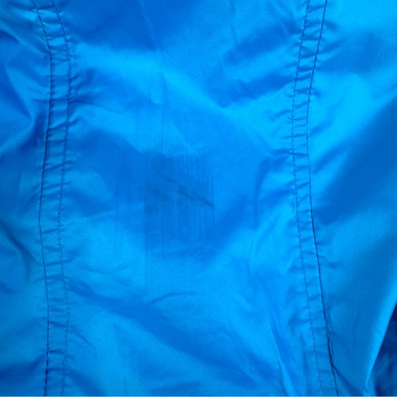 Columbia blue color block zip up hooded windbreaker jacket women’s 2X - Picture 13 of 14